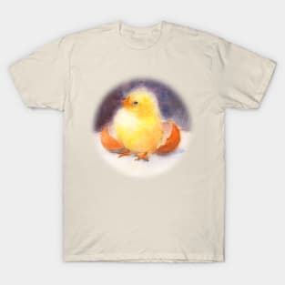 Chicken Watercolor Painting T-Shirt